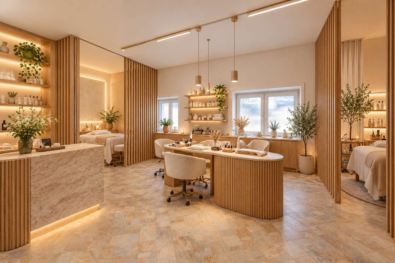 Vizualizace beauty a nehtového studia